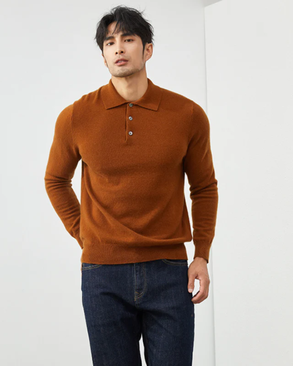 Ponza Cashmere Polo Sweater