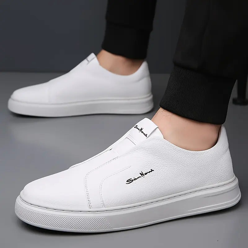 Læder Slip-On Sko