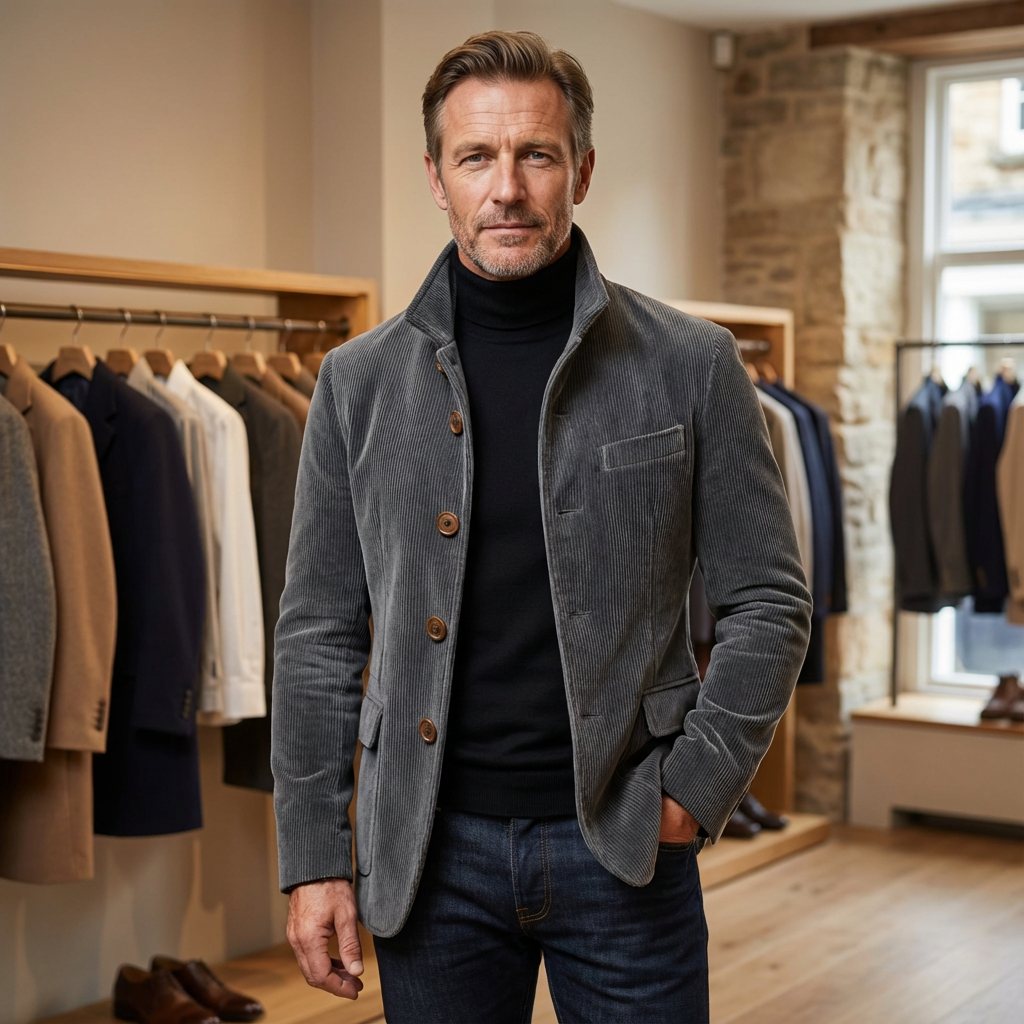 Frederik™ | Jakke med Vintage Look