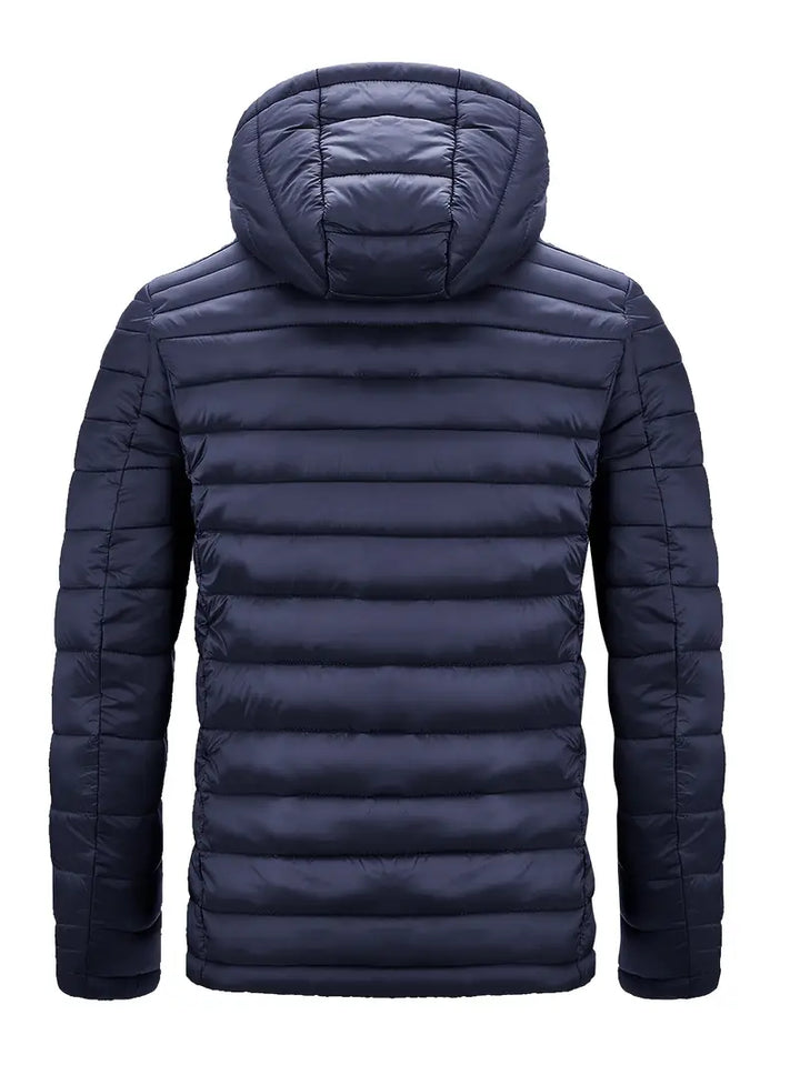 Elegant jakke med hætte