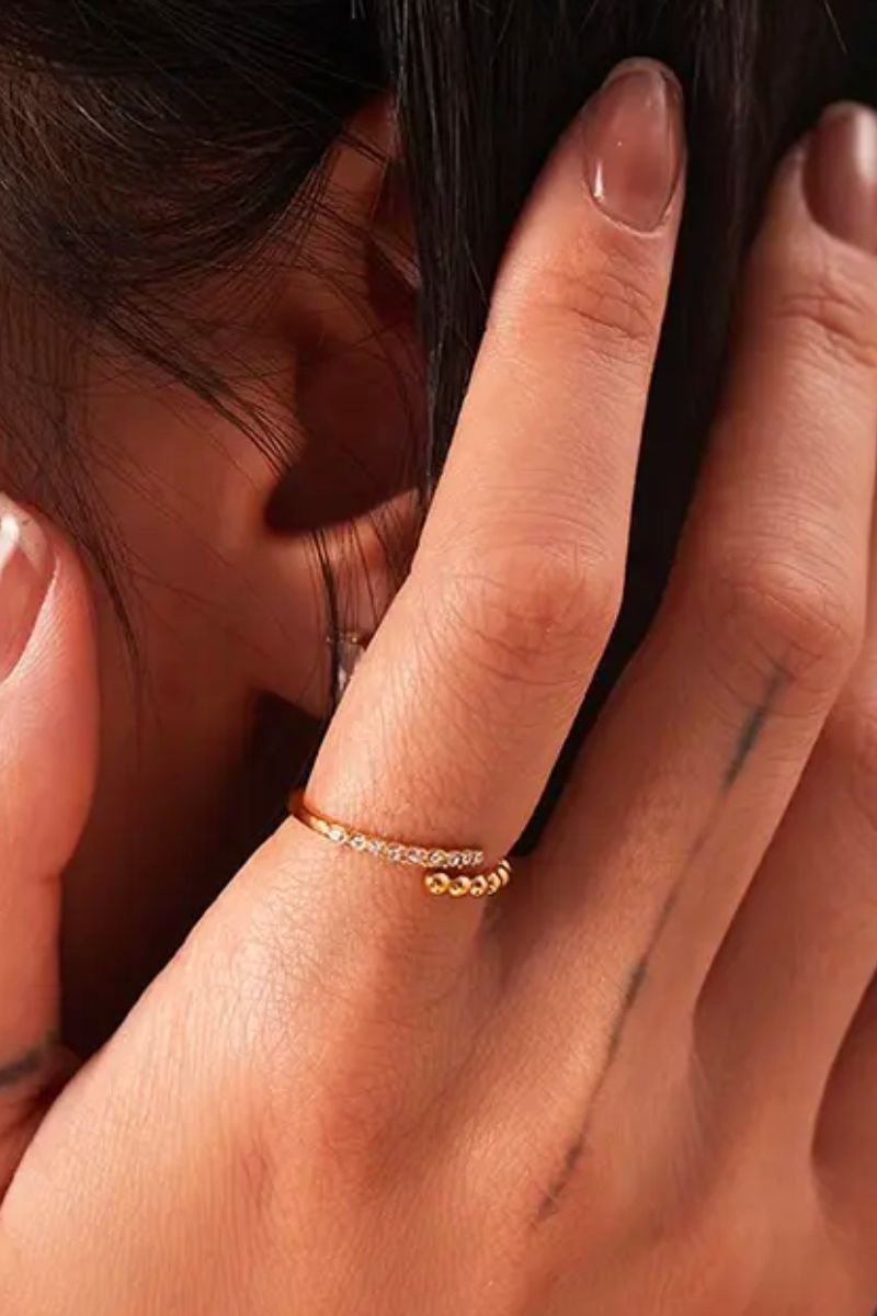 Dainty Sparkling Ring | Fingerring fra Birdsong