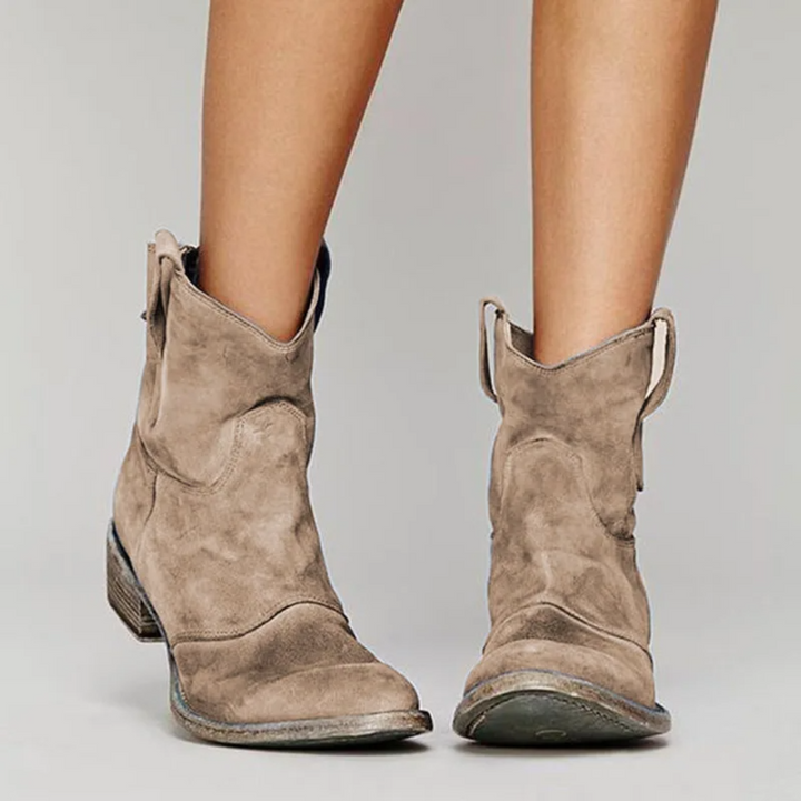 Chic Suede Ankelstøvler