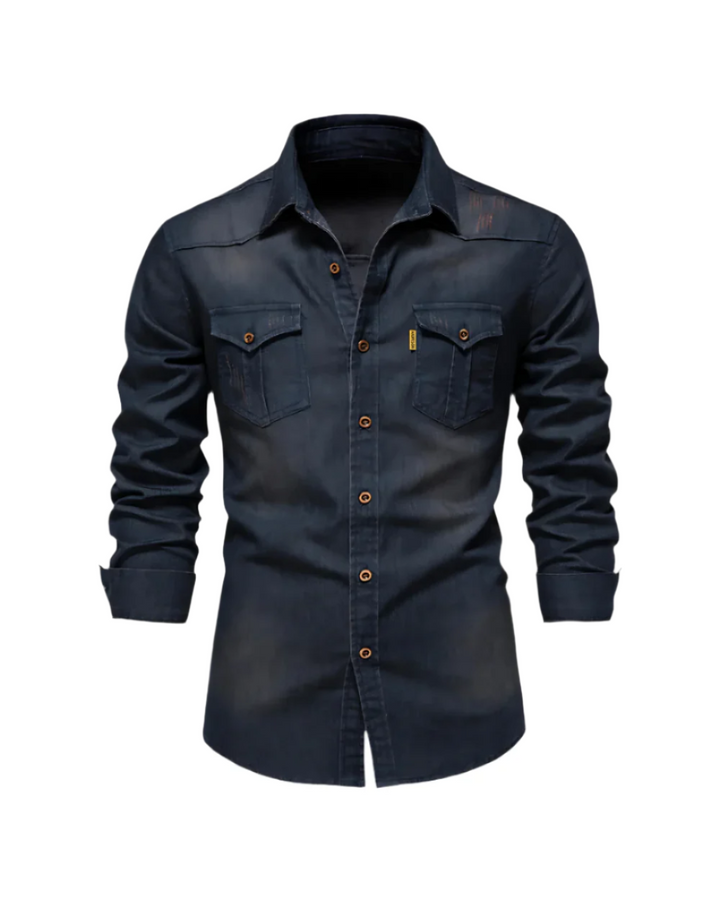 Denim Skjorte