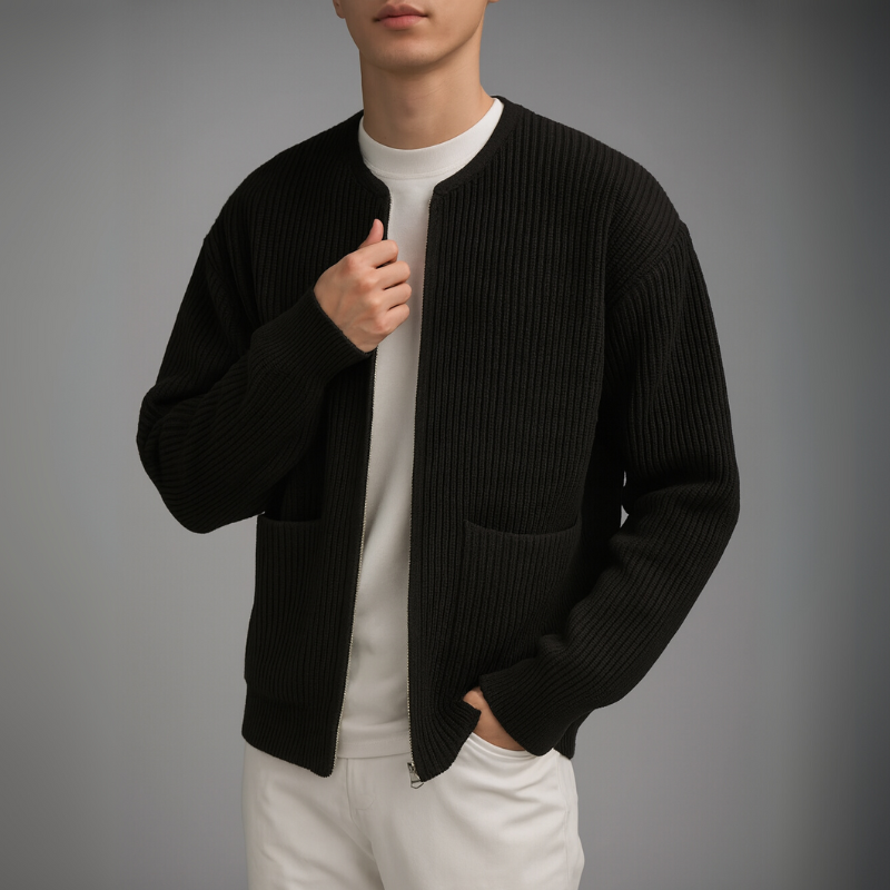 Calvin – Zip Cardigan