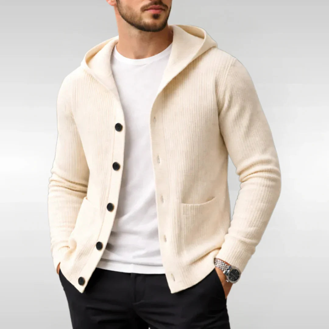 Matteo – Strickcardigan mit Kapuze