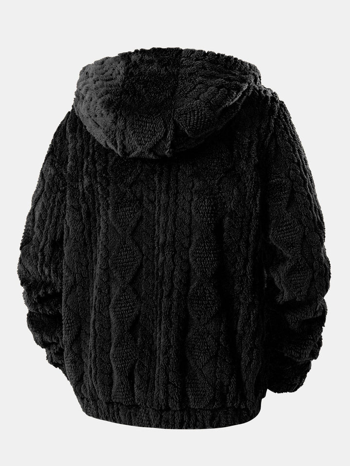 Teddy Jacquard Premium Hoodie