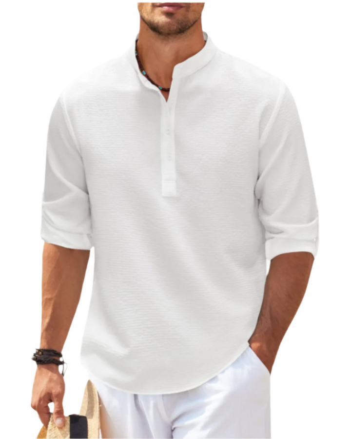 Langærmet Polo T-shirt