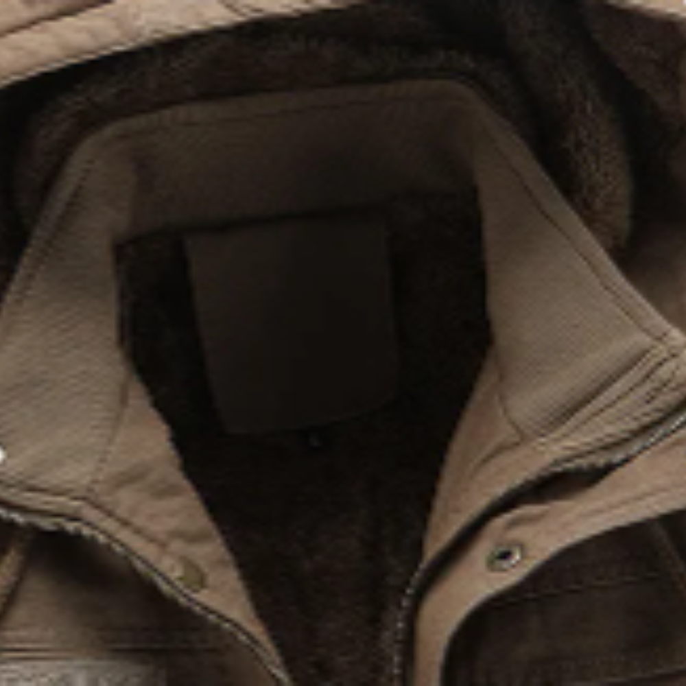 Elegant Vindafvisende Vinterjakke