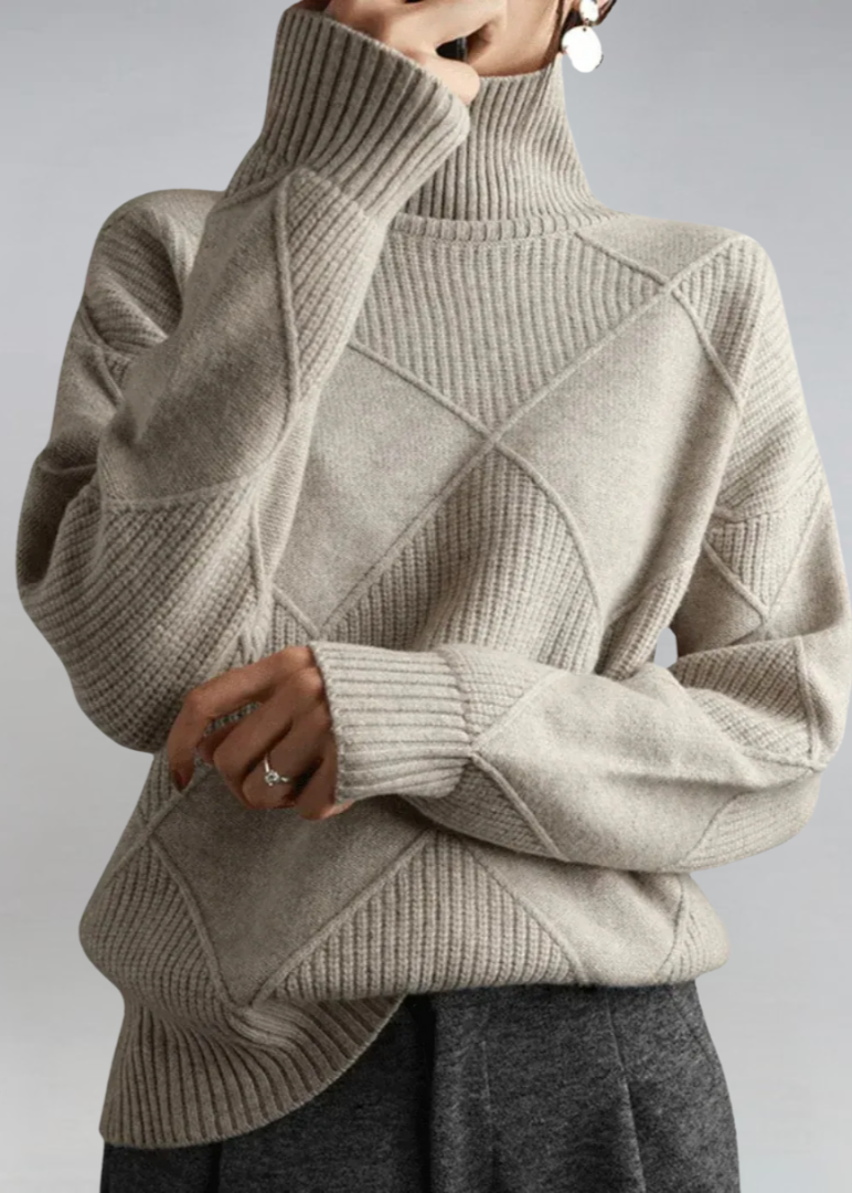 Lauren | rullekrave sweater