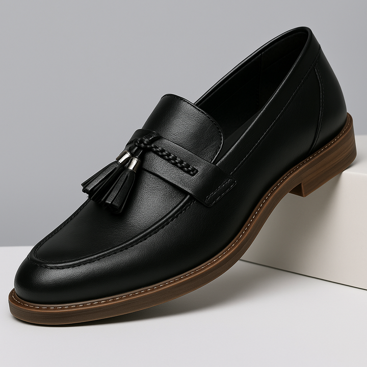 Læder Tassel Loafers