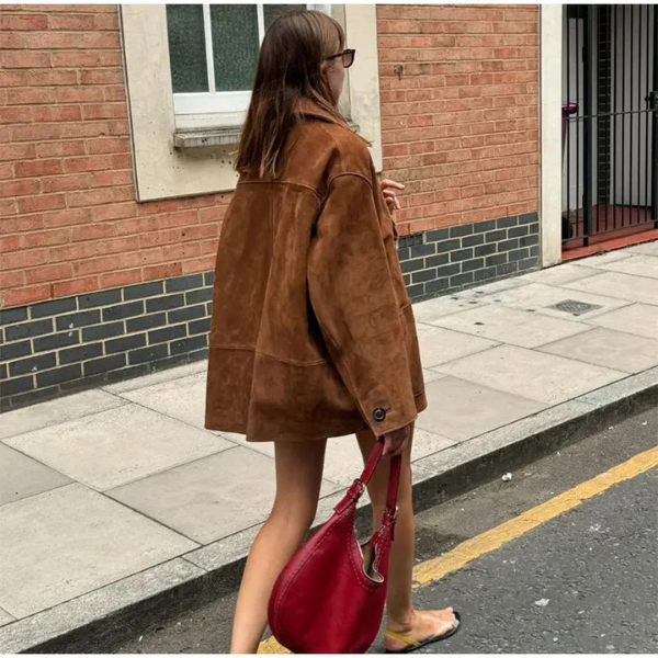 Suede Statement Frakke