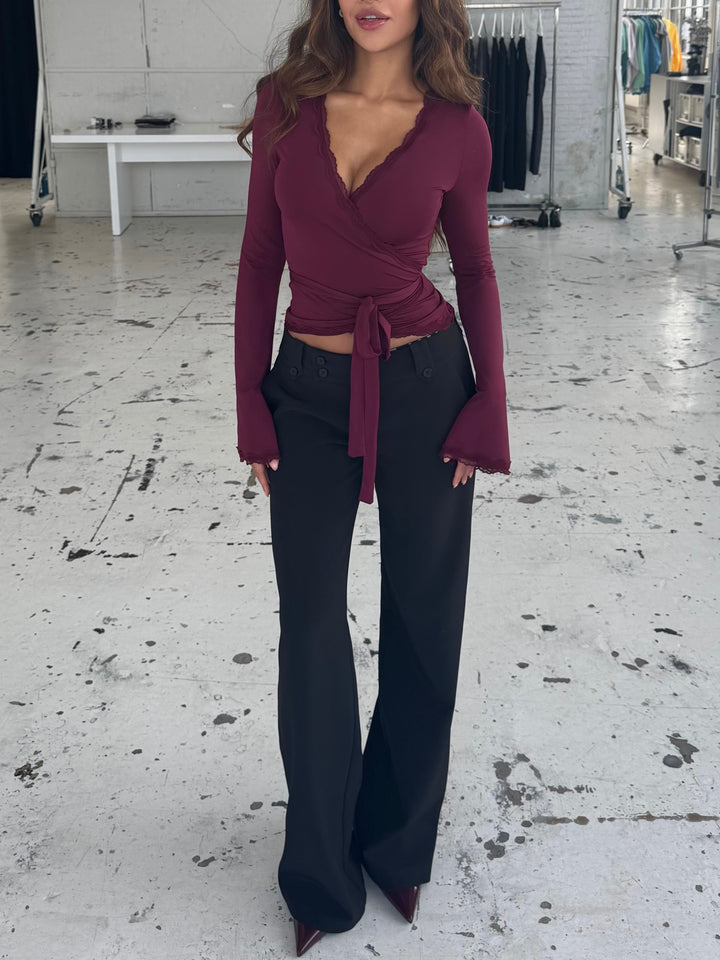 Ballerina basic top - bordeaux