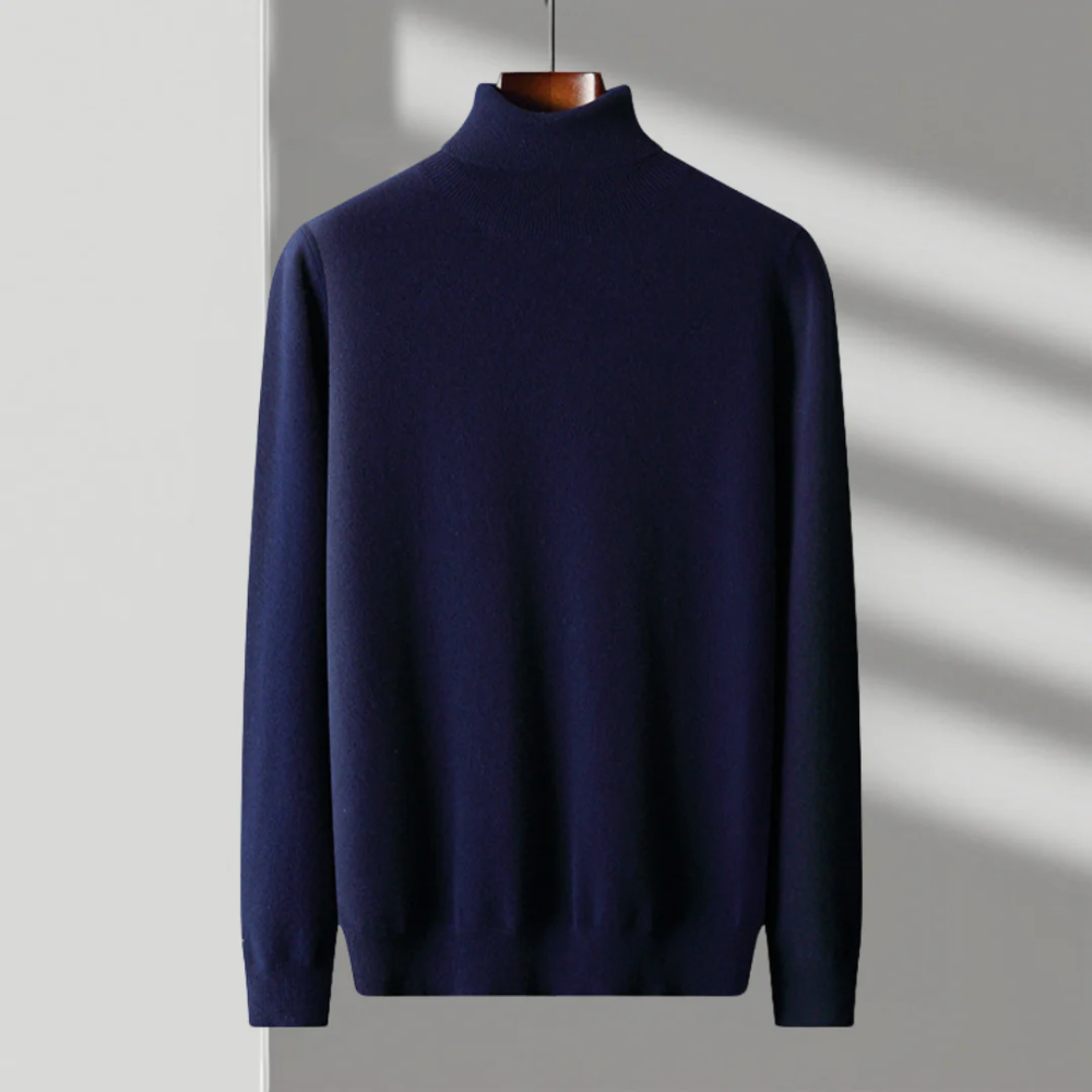 Cagliari Merino Uld Turtleneck