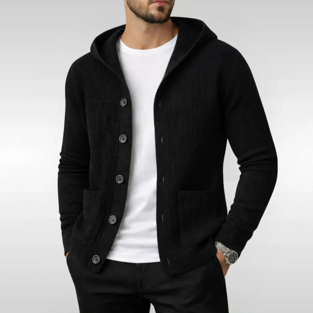 Matteo – Strickcardigan mit Kapuze
