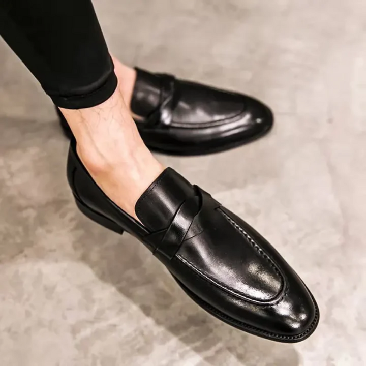 Chic Læder Loafers