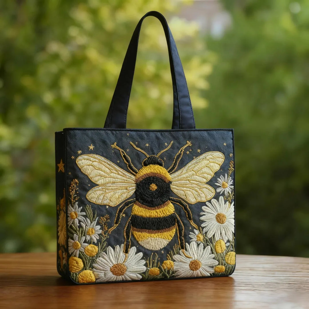Håndlavet Taske | Bien og de Syv Små Blomster