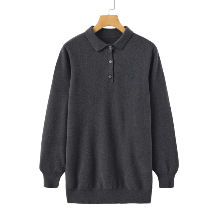 100% Cashmere Polo Shirt