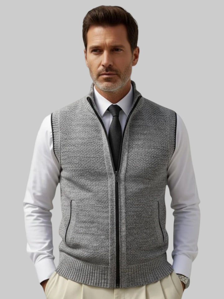 NordLuxe | Strikgilet med Lynlås