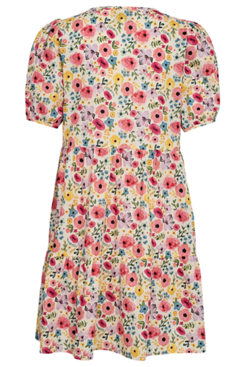 Ester Ss Dress | Multicolor Flower | Kjole fra Liberté