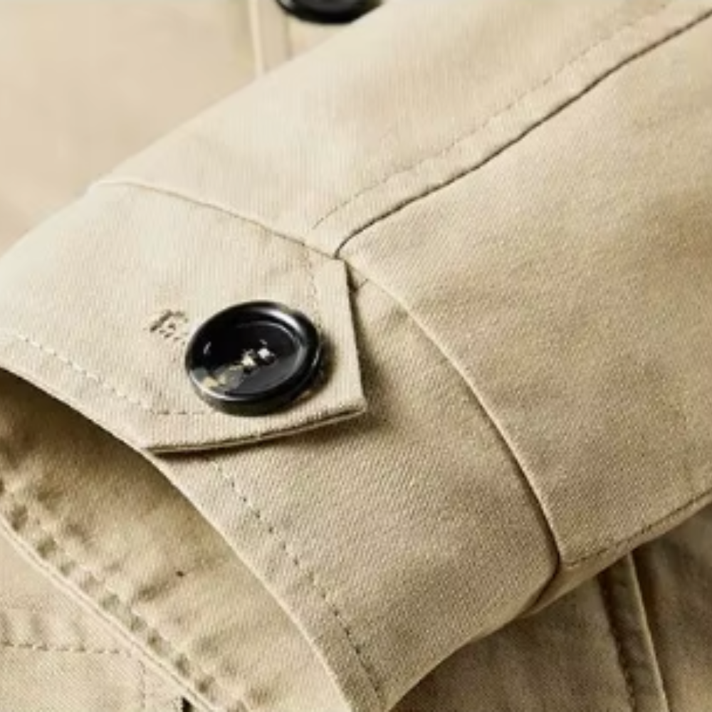 Elegant Multi-Pocket Jakke