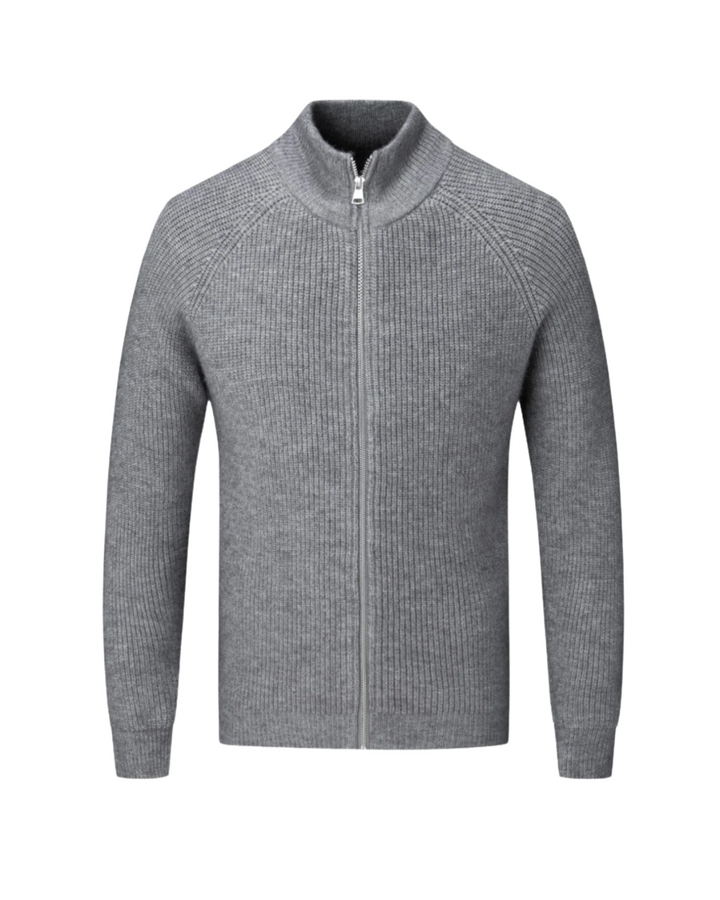 Four Seasons Merino Uld Zipped Cardigan