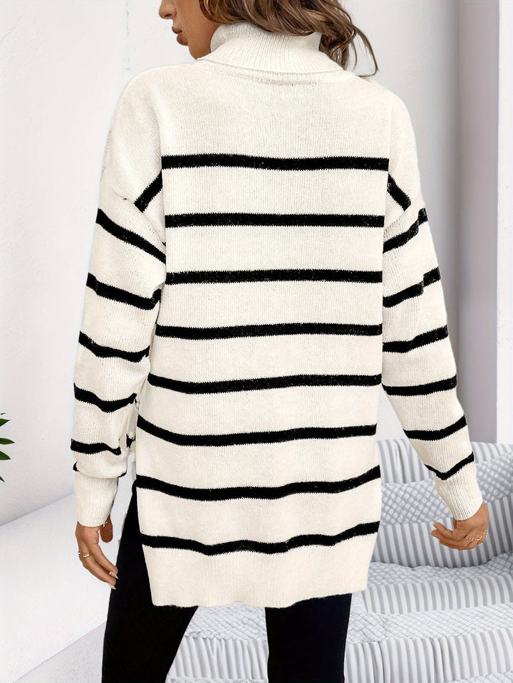 Stribet Sweater