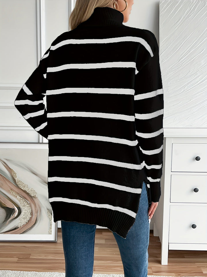 Stribet Sweater
