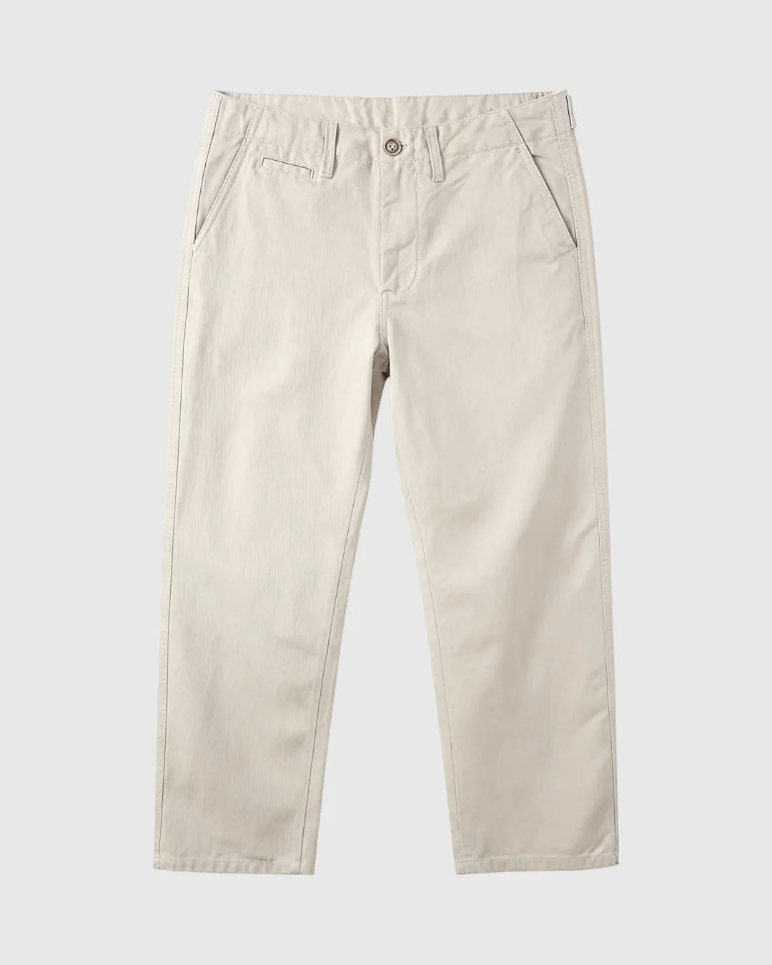 Herre Chinos i Sandy Beige – Løs Pasform