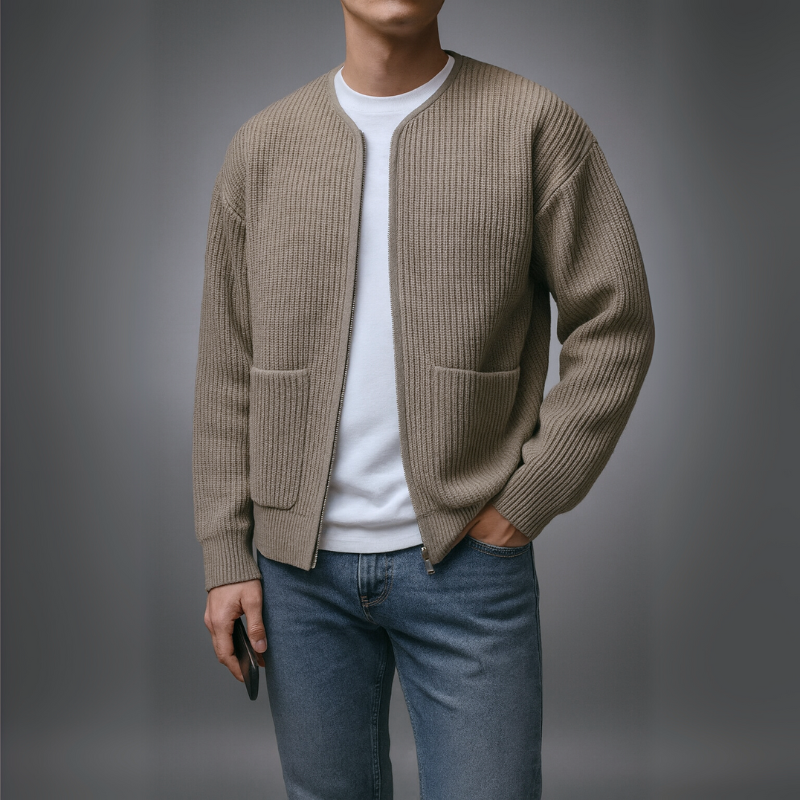 Calvin – Zip Cardigan