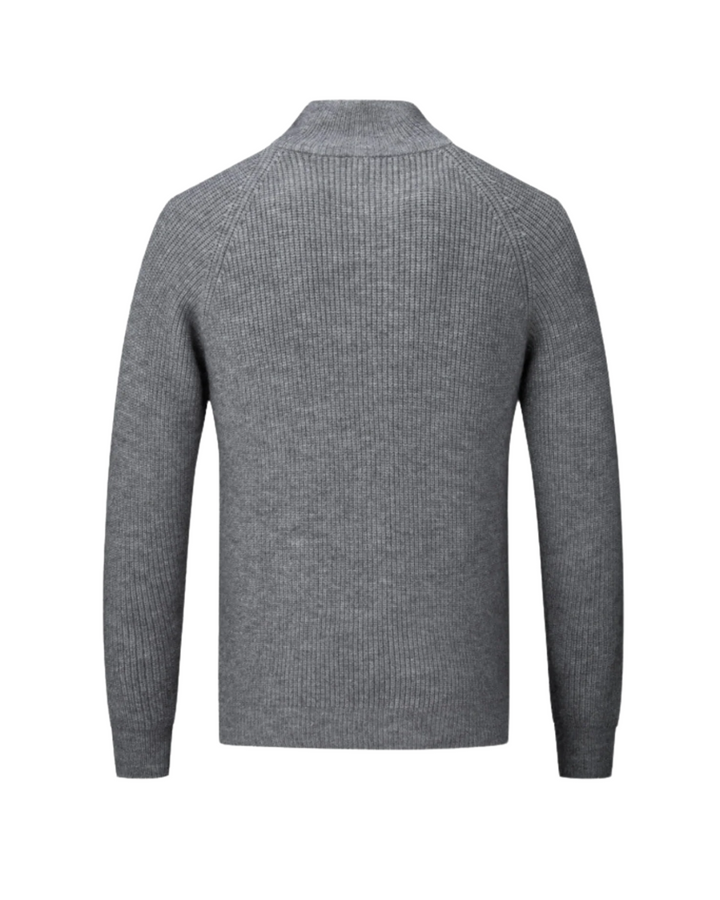Four Seasons Merino Uld Zipped Cardigan