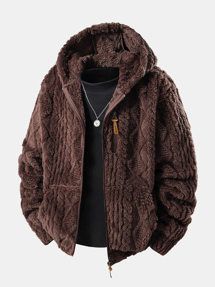 Teddy Jacquard Premium Hoodie