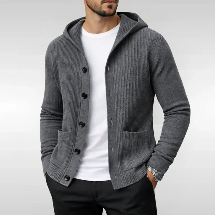 Matteo – Strickcardigan mit Kapuze