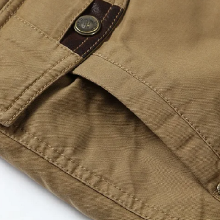 Elegant Bomuldsforet Vinterjakke