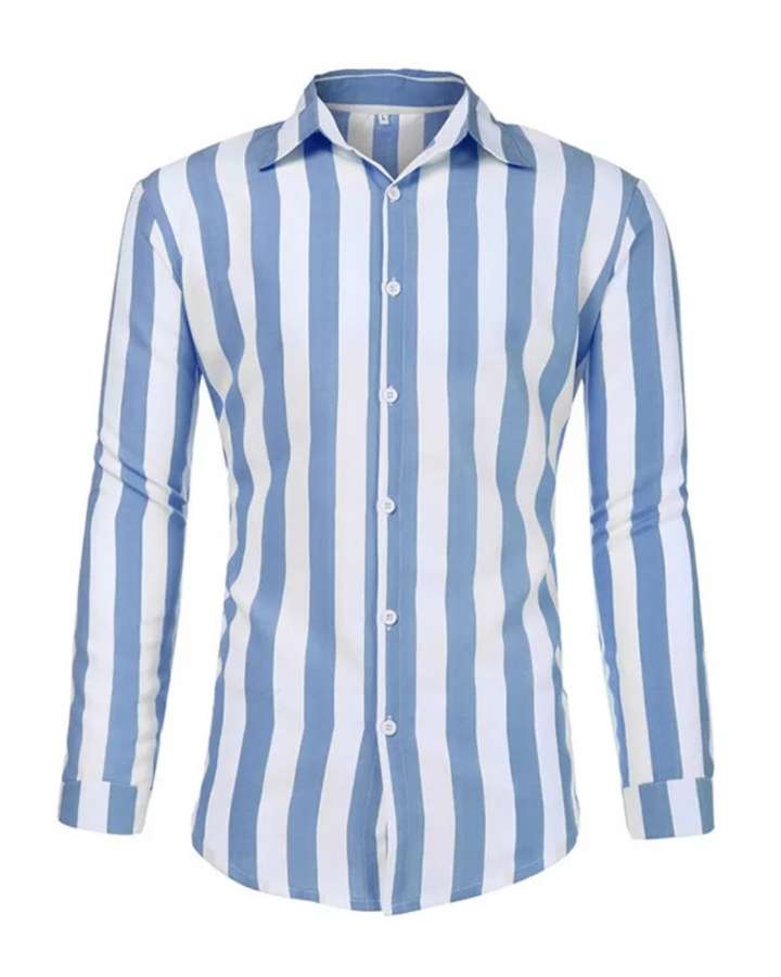 Stribet Skjorte
