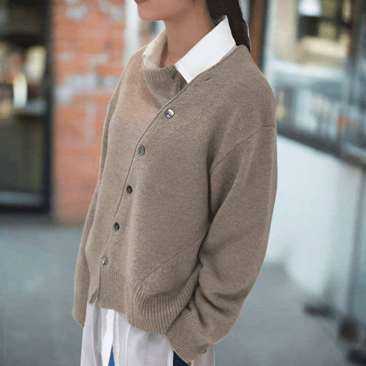 Laluna® | Cardigan Med Knapper