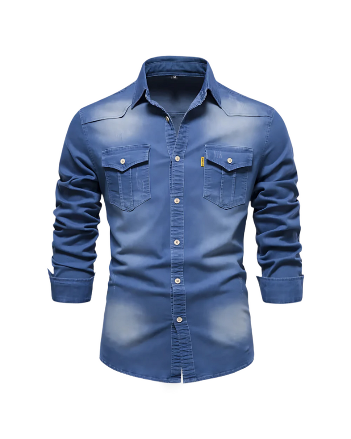 Denim Skjorte