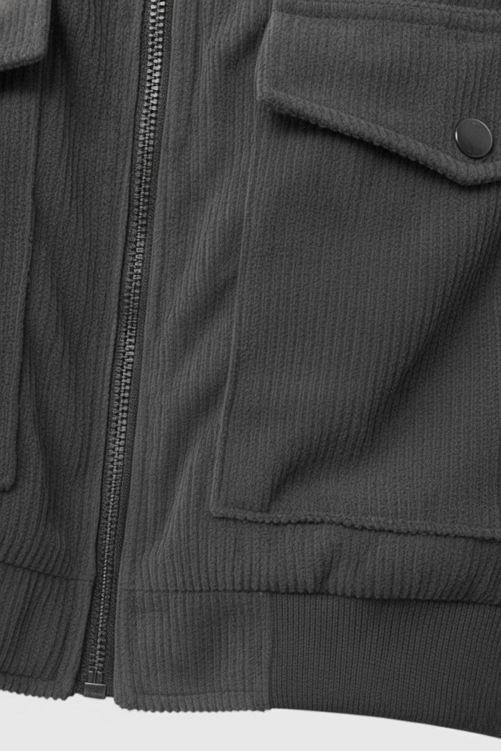 Herre Corduroy Jakke – Grå