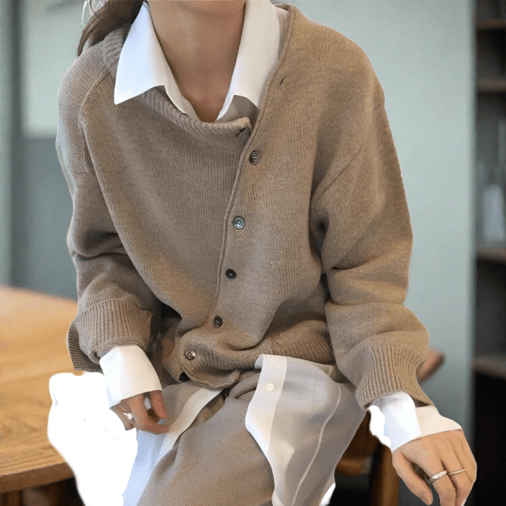 Laluna® | Cardigan Med Knapper