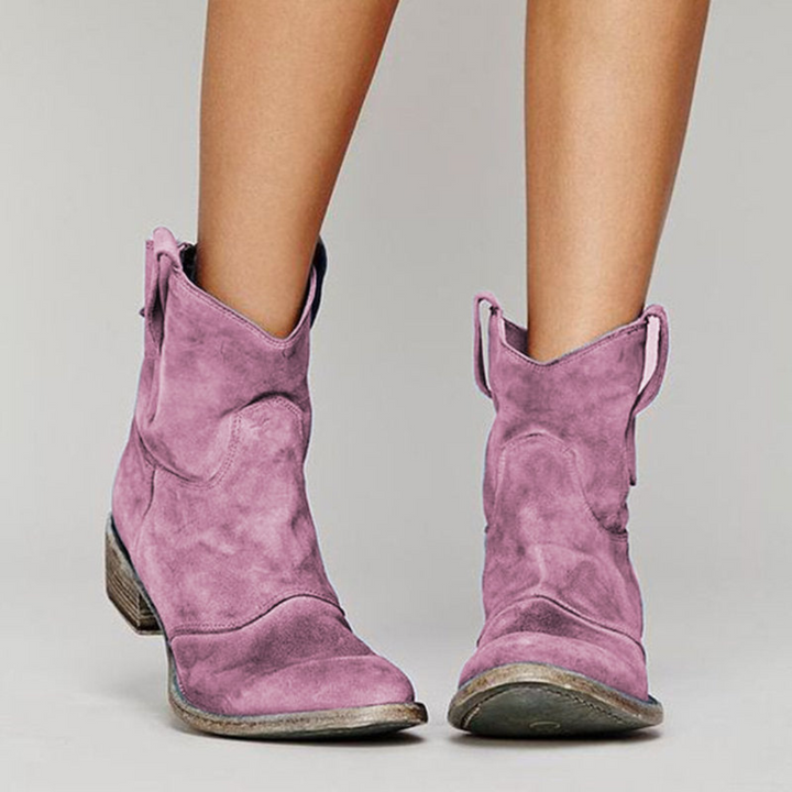 Chic Suede Ankelstøvler