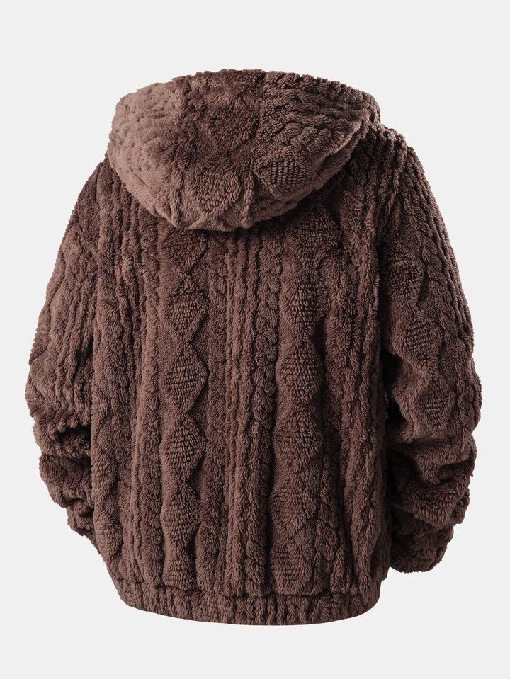 Teddy Jacquard Premium Hoodie