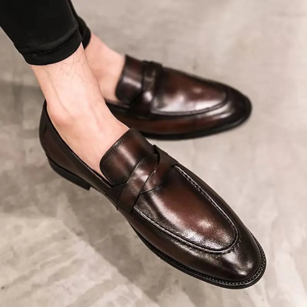 Chic Læder Loafers