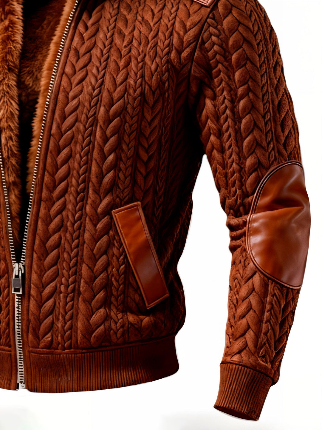 Valdenzo Strikket Jacquard Outdoorjakke