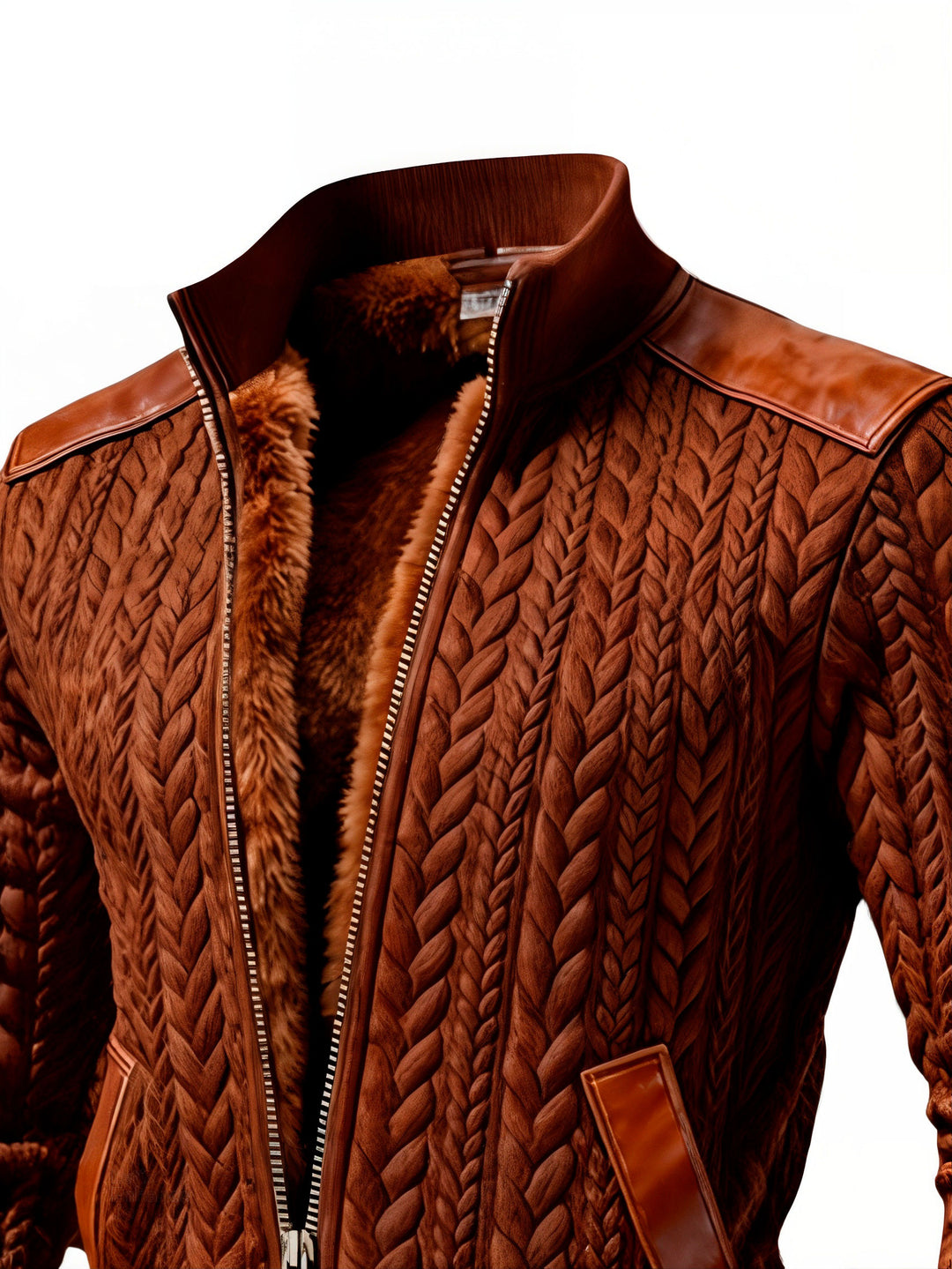 Valdenzo Strikket Jacquard Outdoorjakke