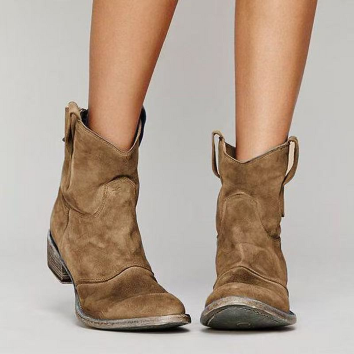 Chic Suede Ankelstøvler