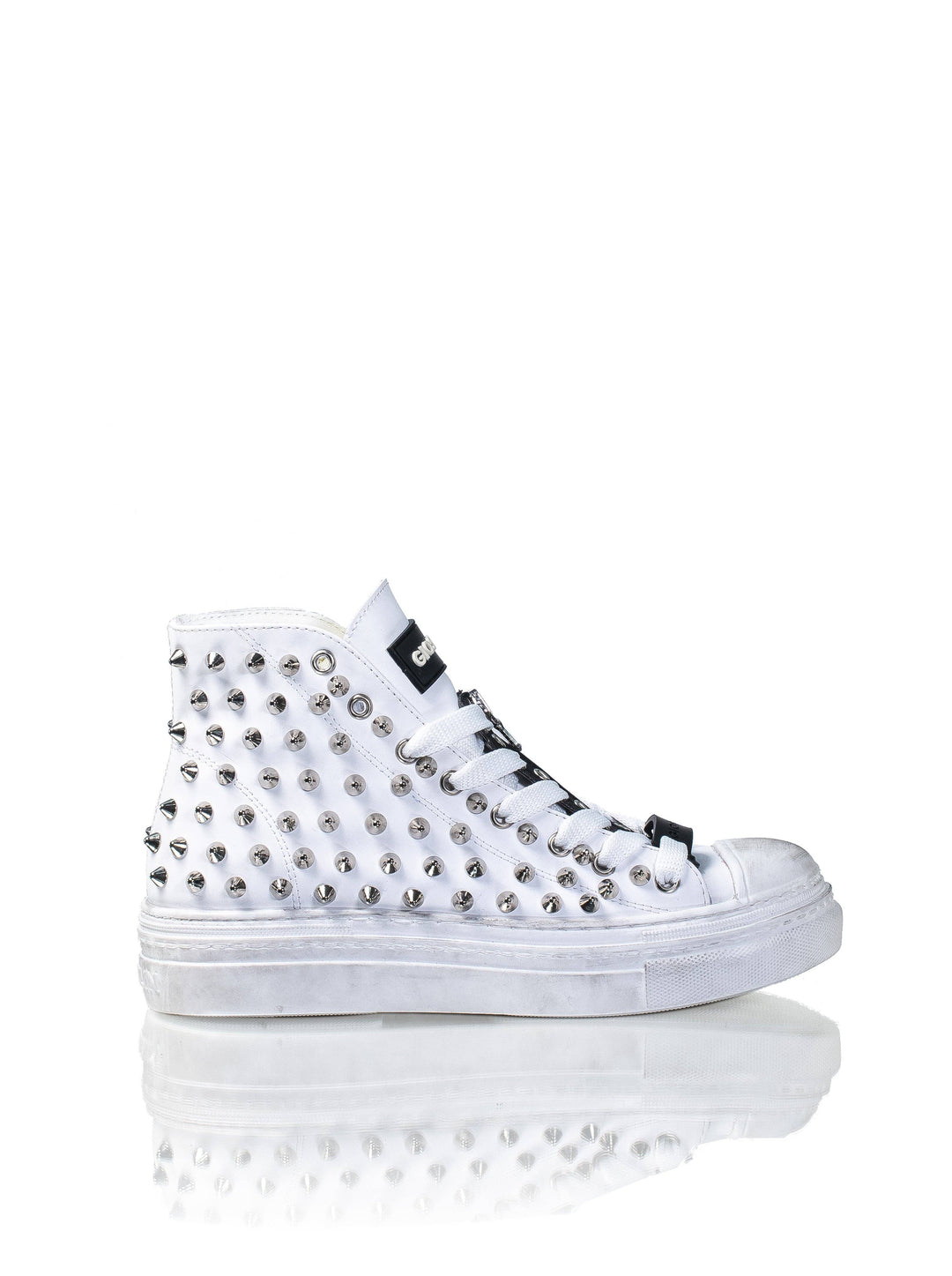 STUDSET Hvid Sneakers