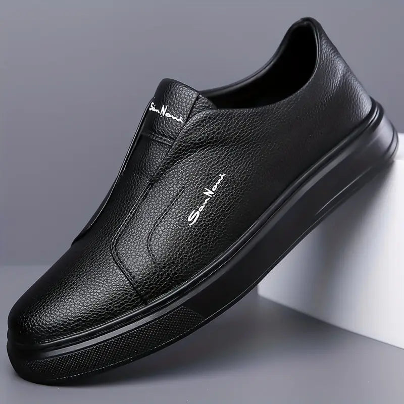 Læder Slip-On Sko