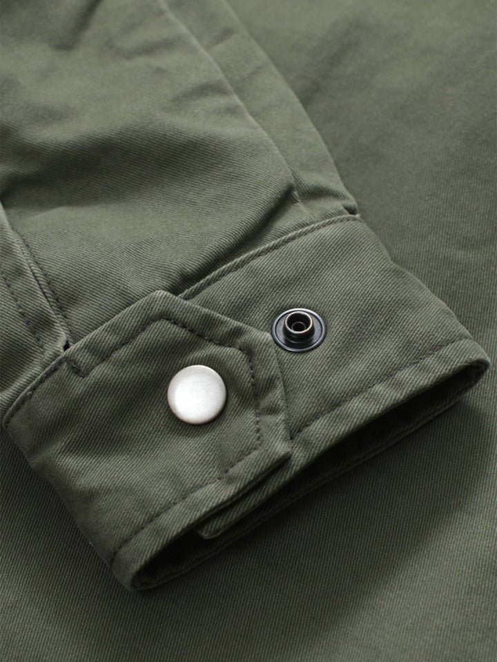 Dayton Vintage Cotton Zip-Up Jakke