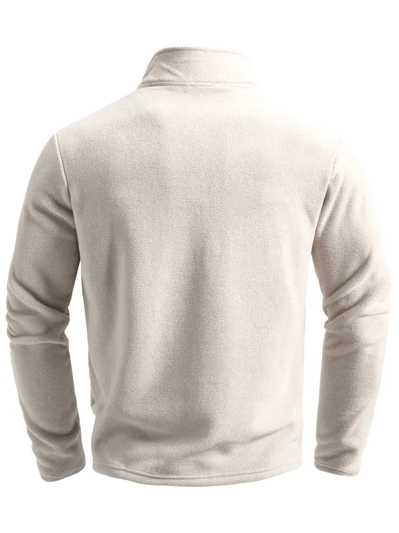 Langærmet Zip Sweater