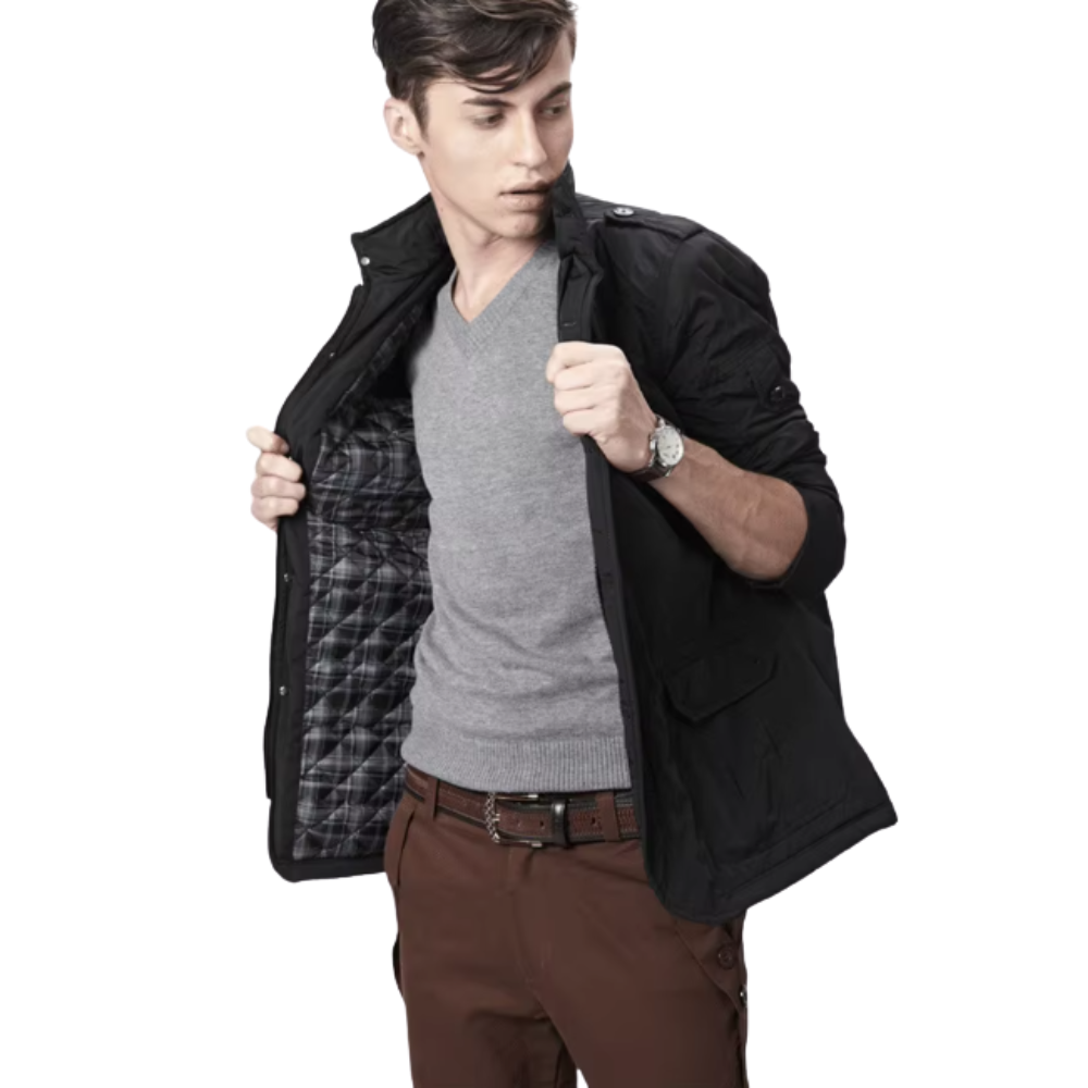 Elegant Vindafvisende Jakke