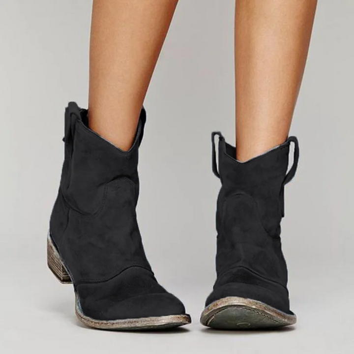 Chic Suede Ankelstøvler